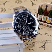 Load image into Gallery viewer, Business About Men Stainless Steel Band Machinery Sport Quartz Watch